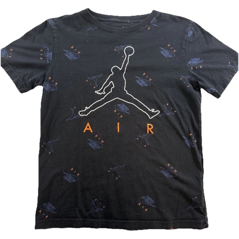 Air Jordan Black basketball Jump t-short Boys Size Large‎ 12-13